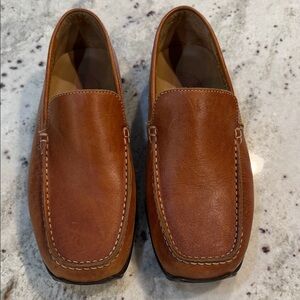 Arnold Palmer Comfort Classics Brown Leather Loafers